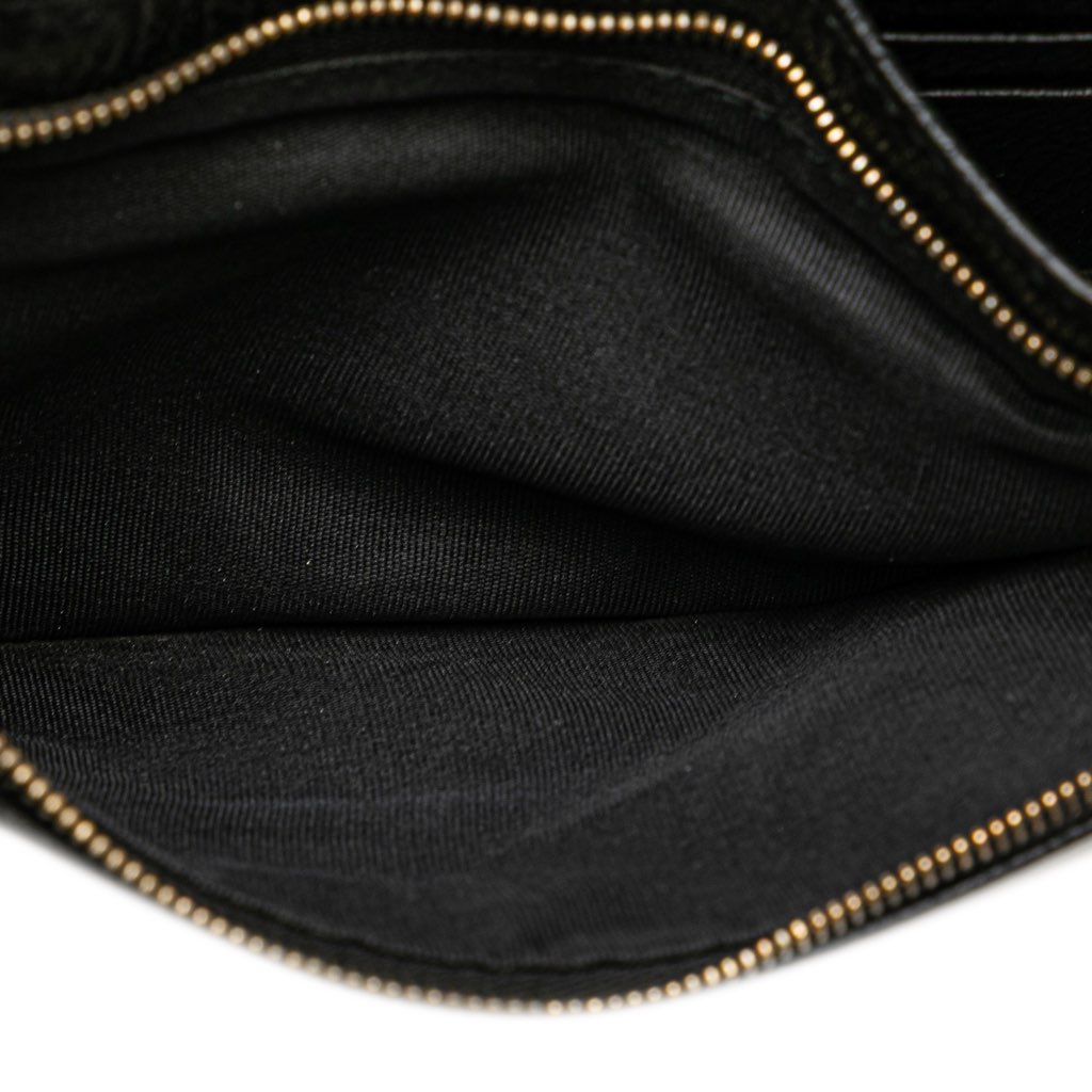 Gucci Dollar Calfskin Swing Wallet On Strap - 5