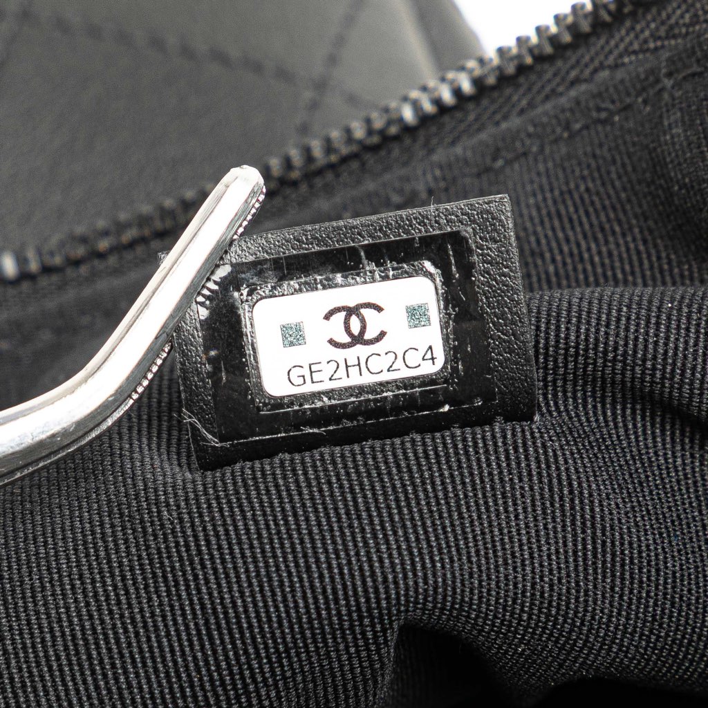 Chanel Medium Stitched Calfskin CC Cosmetic Case - Detail 1