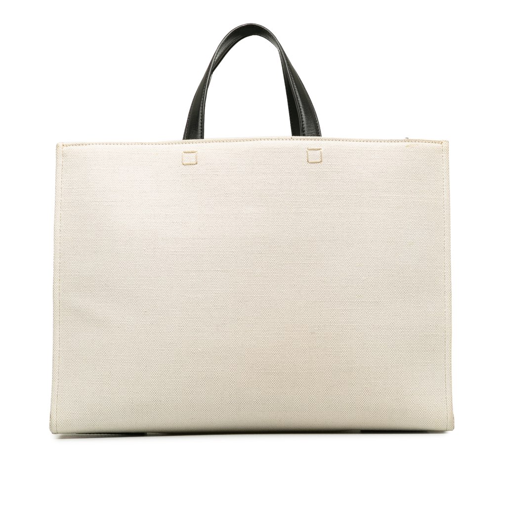 Givenchy Canvas Medium G-Tote Shopping Bag - 3