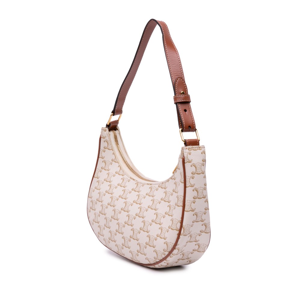 Celine Triomphe Coated Canvas Ava Shoulder Bag - 2