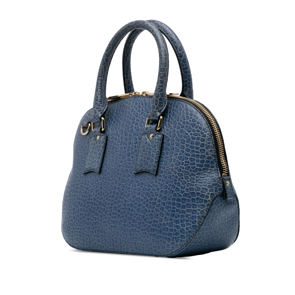 Burberry Small Grained Calfskin Orchard Bowling Bag - 2