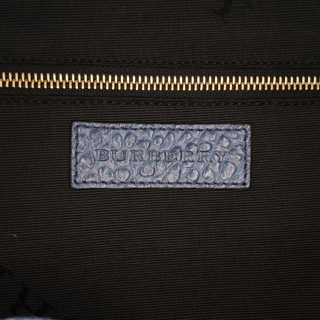 Burberry Small Grained Calfskin Orchard Bowling Bag - 5