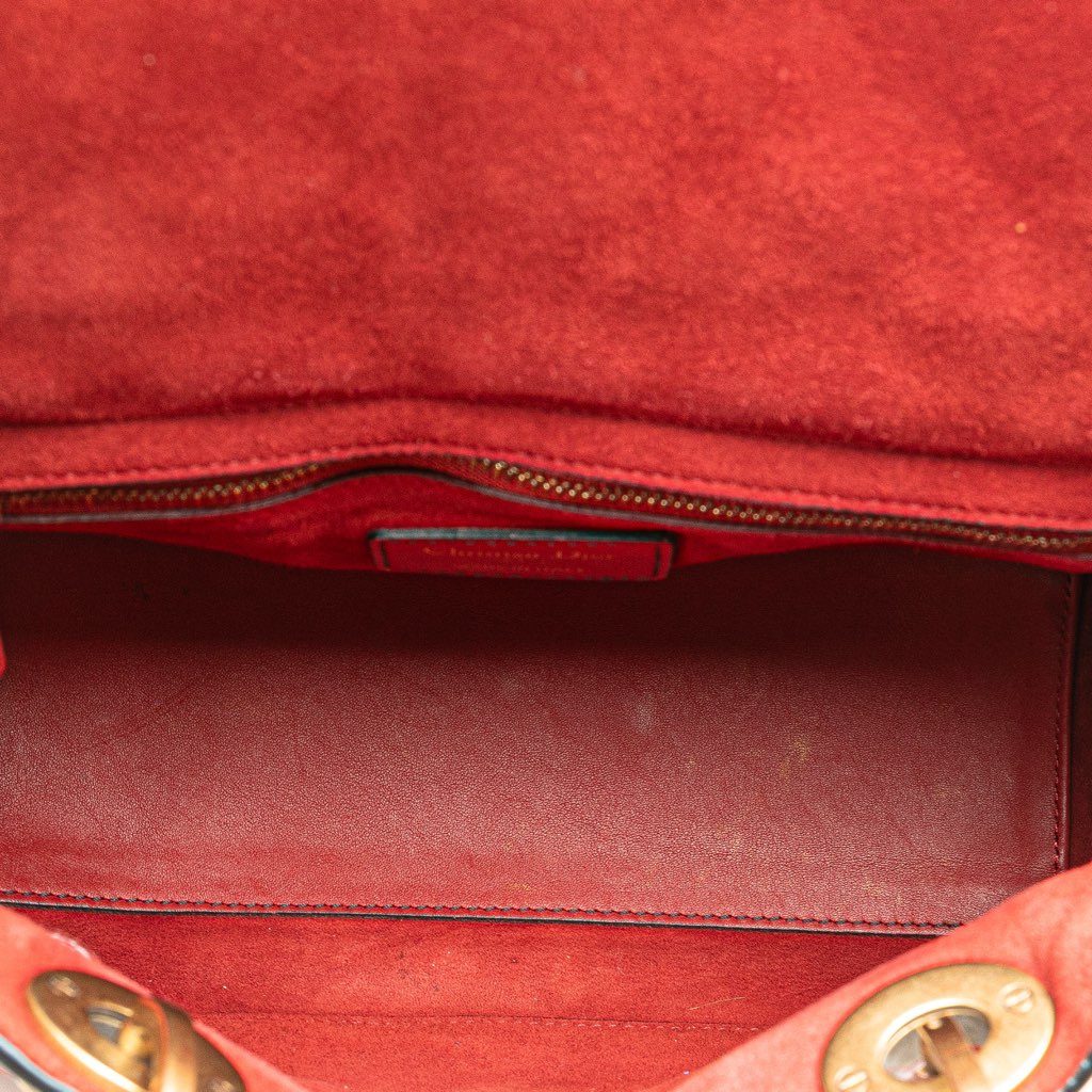 Dior Medium Lambskin Cannage Studded Supple Lady Dior - 4