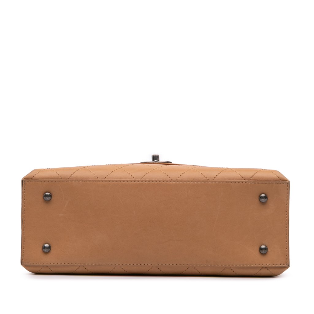 Chanel Large Calfskin Stitched Urban Luxury Top Handle Bag - 3