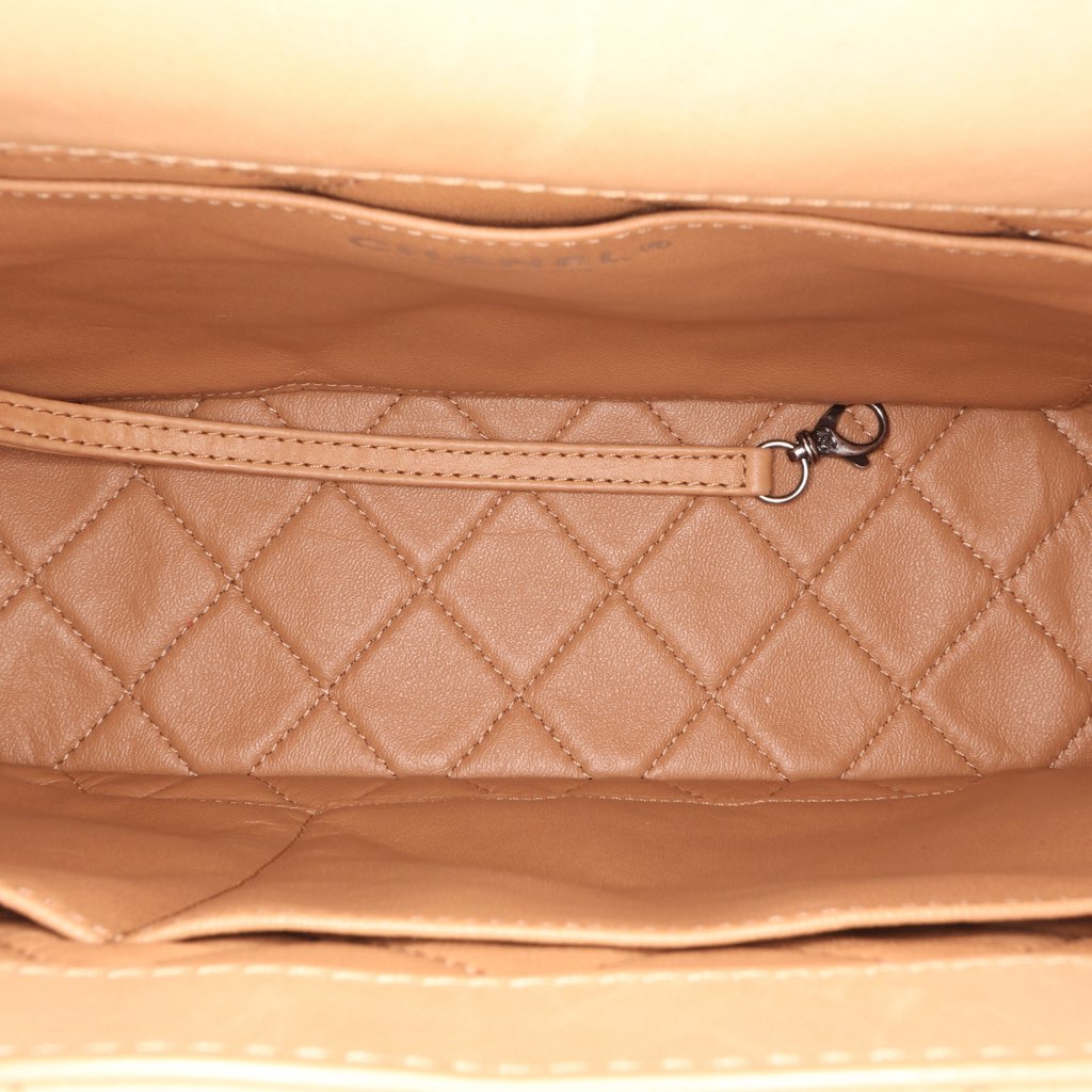 Chanel Large Calfskin Stitched Urban Luxury Top Handle Bag - 4