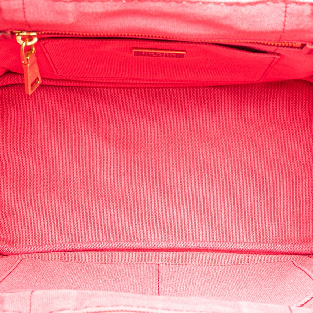 Prada Small Canvas Canapa Logo Satchel - 4