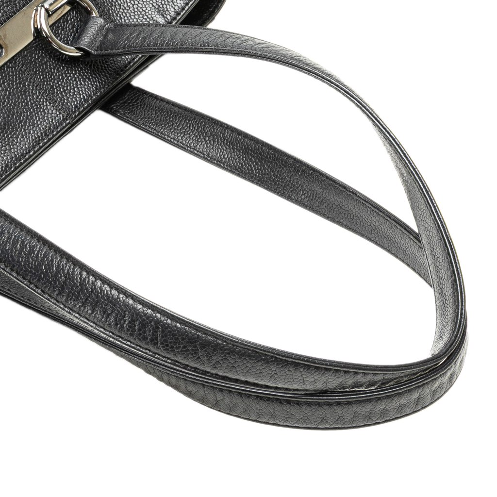 Chanel Caviar Choco Bar Tote - Image 13