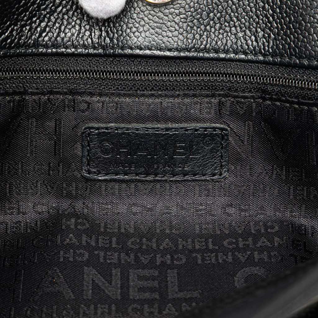 Chanel Caviar Choco Bar Tote - Side view