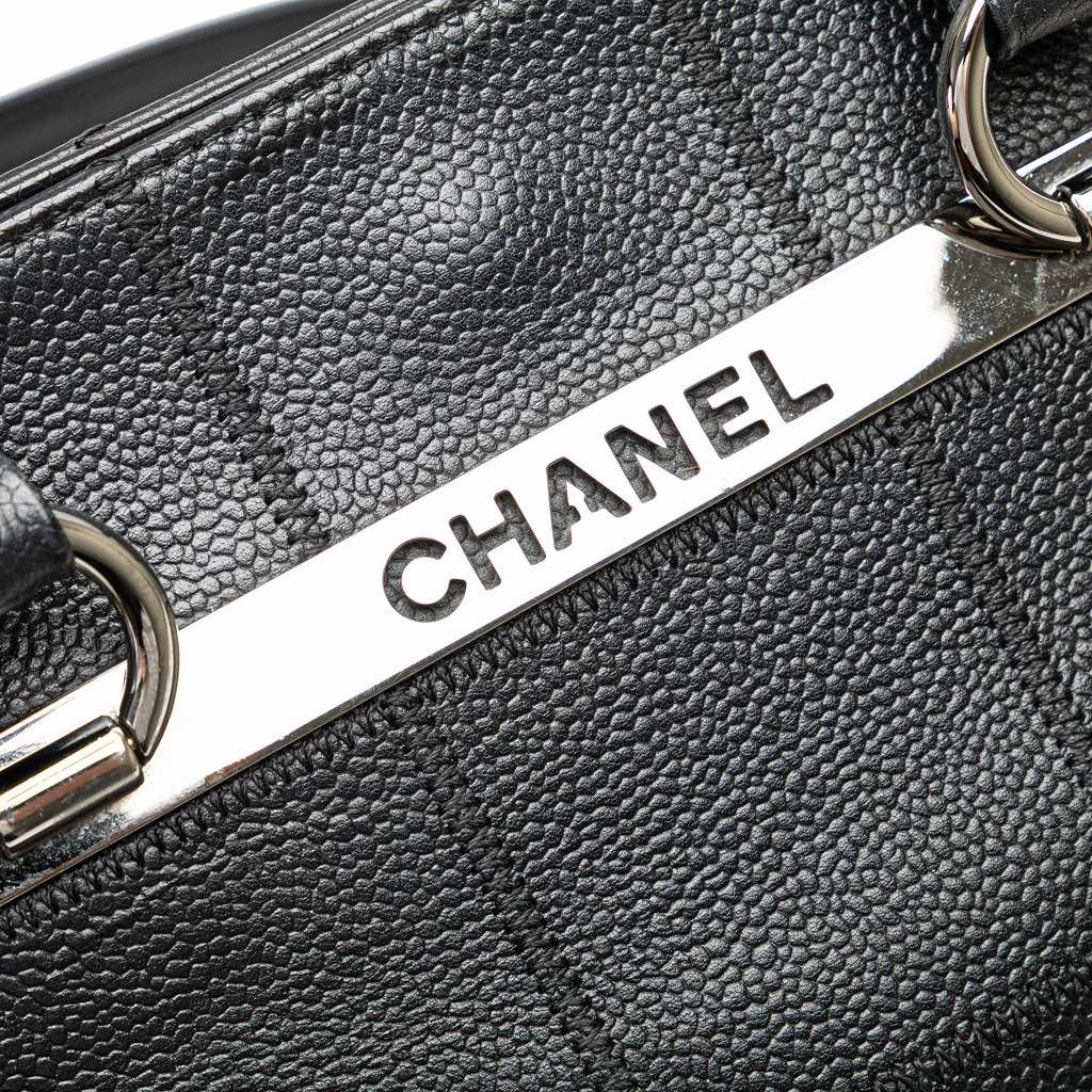 Chanel Caviar Choco Bar Tote - Detail 2