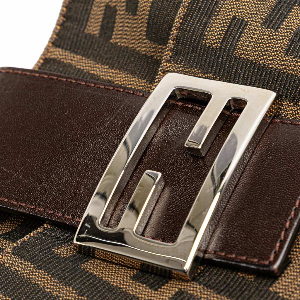 Fendi Zucca Canvas Shoulder Bag - Image 10