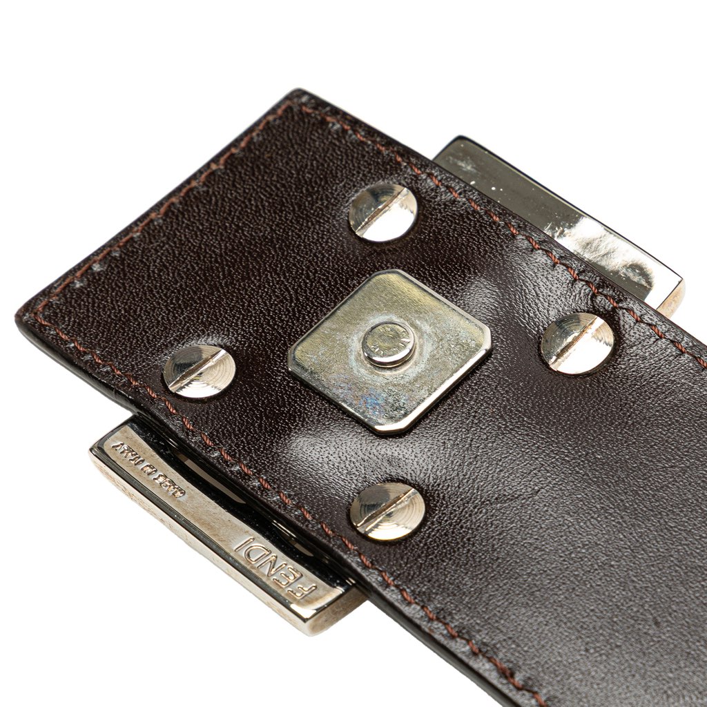 Fendi Zucca Canvas Shoulder Bag - Image 12