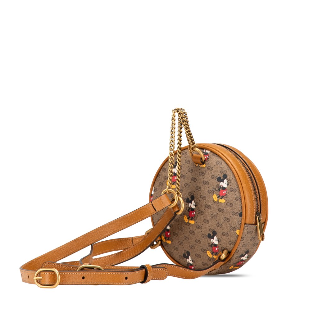 Gucci Disney Micro GG Supreme Round Mickey Mouse Backpack - 2