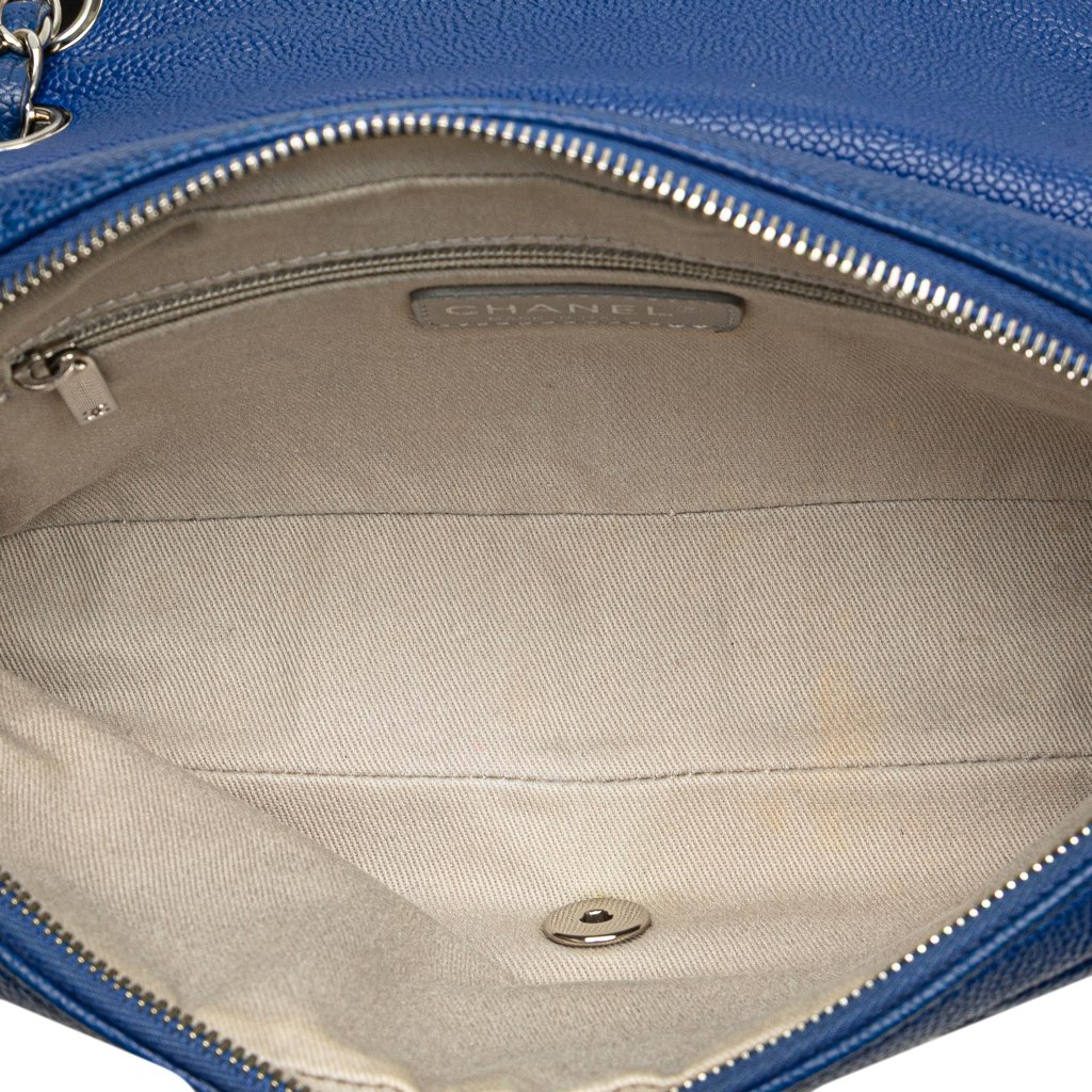 Chanel Medium Quilted Caviar Easy Flap - 4