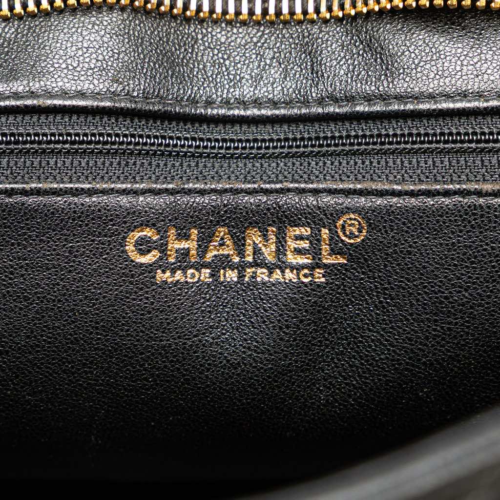 Chanel Caviar Medallion Tote - Side view