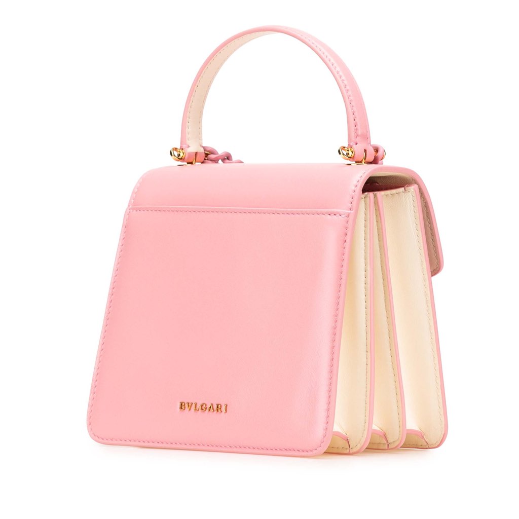 Bvlgari Limited Edition Calfskin Serpenti Forever Chain Top Handle Bag - 2