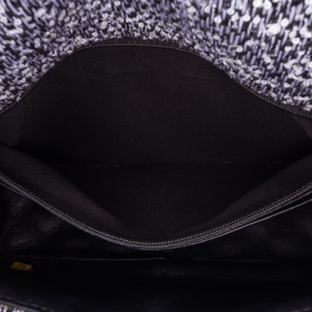 Chanel Tweed and Sequin Elementary Chic Flap - 5