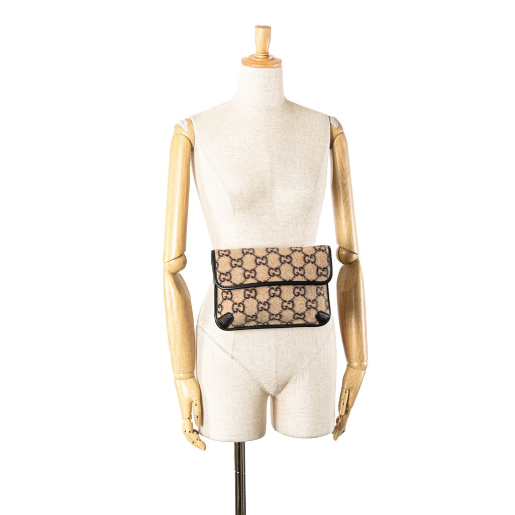Gucci GG Wool Slim Belt Bag - Image 13