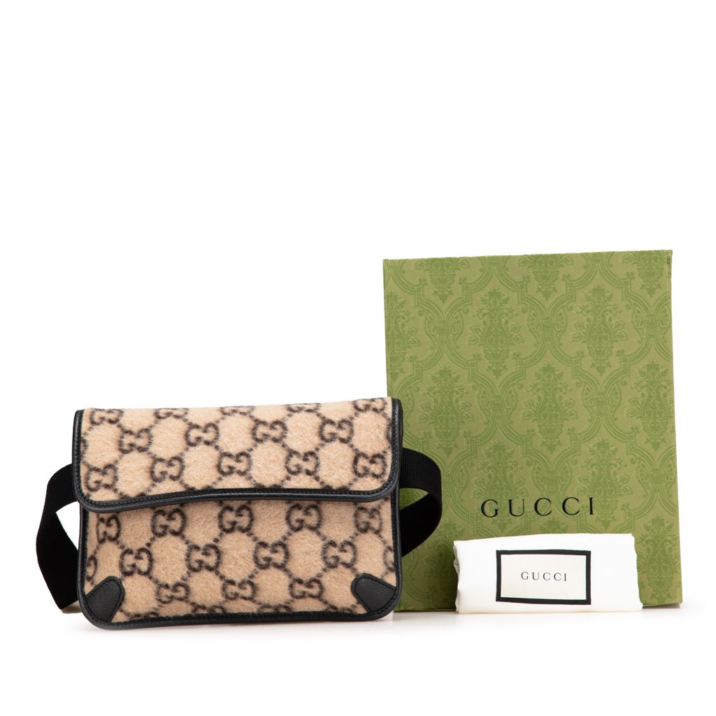 Gucci GG Wool Slim Belt Bag - Image 14