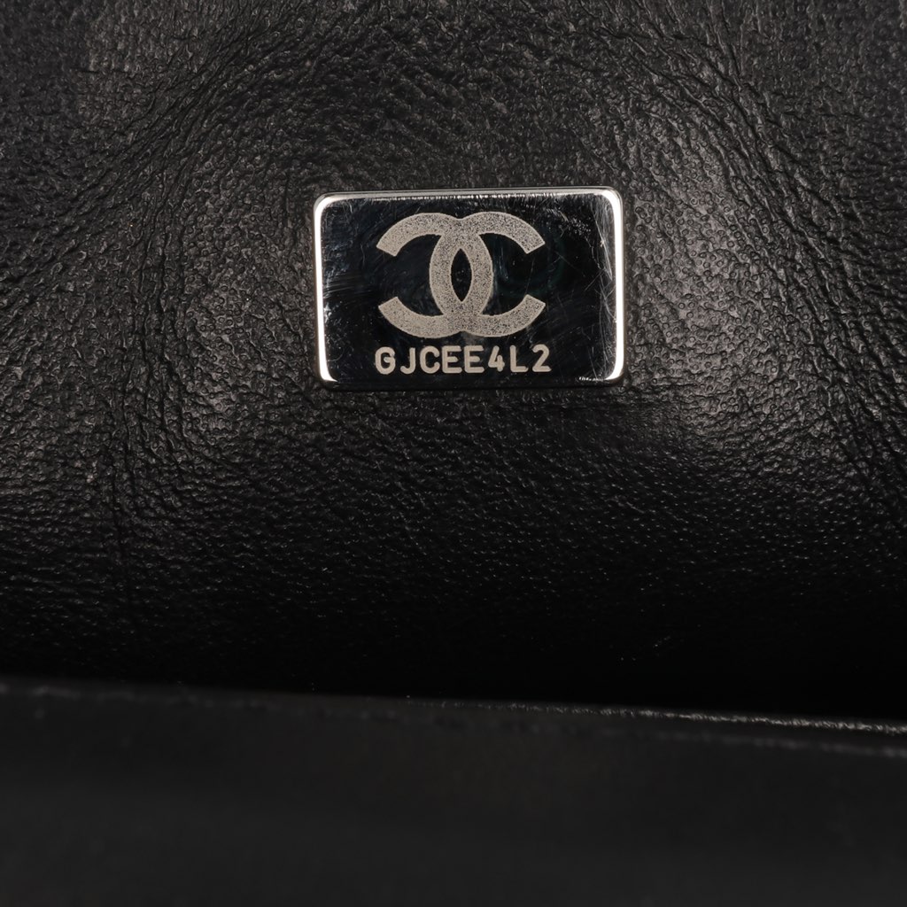 Chanel Mini Square Classic Patent So Black Single Flap - Detail 1