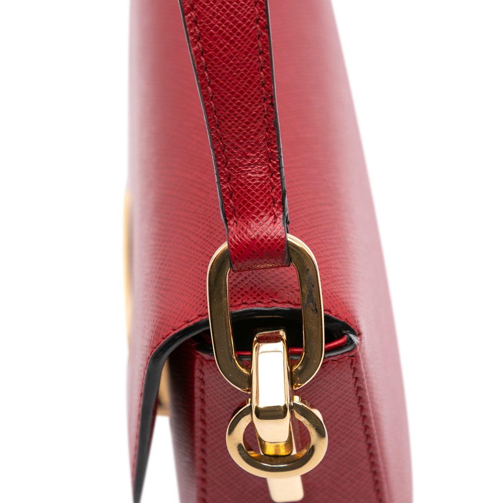 Prada Saffiano Lux Embleme Satchel - Image 11