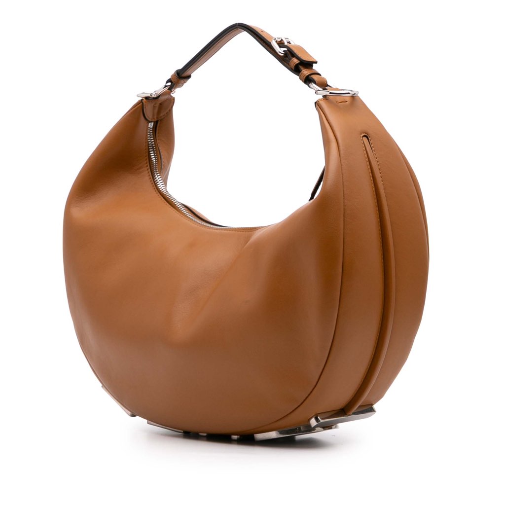 Fendi Medium Leather Fendigraphy Hobo - Back view