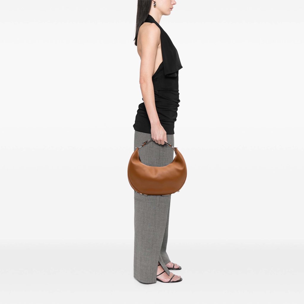 Fendi Medium Leather Fendigraphy Hobo - Image 12