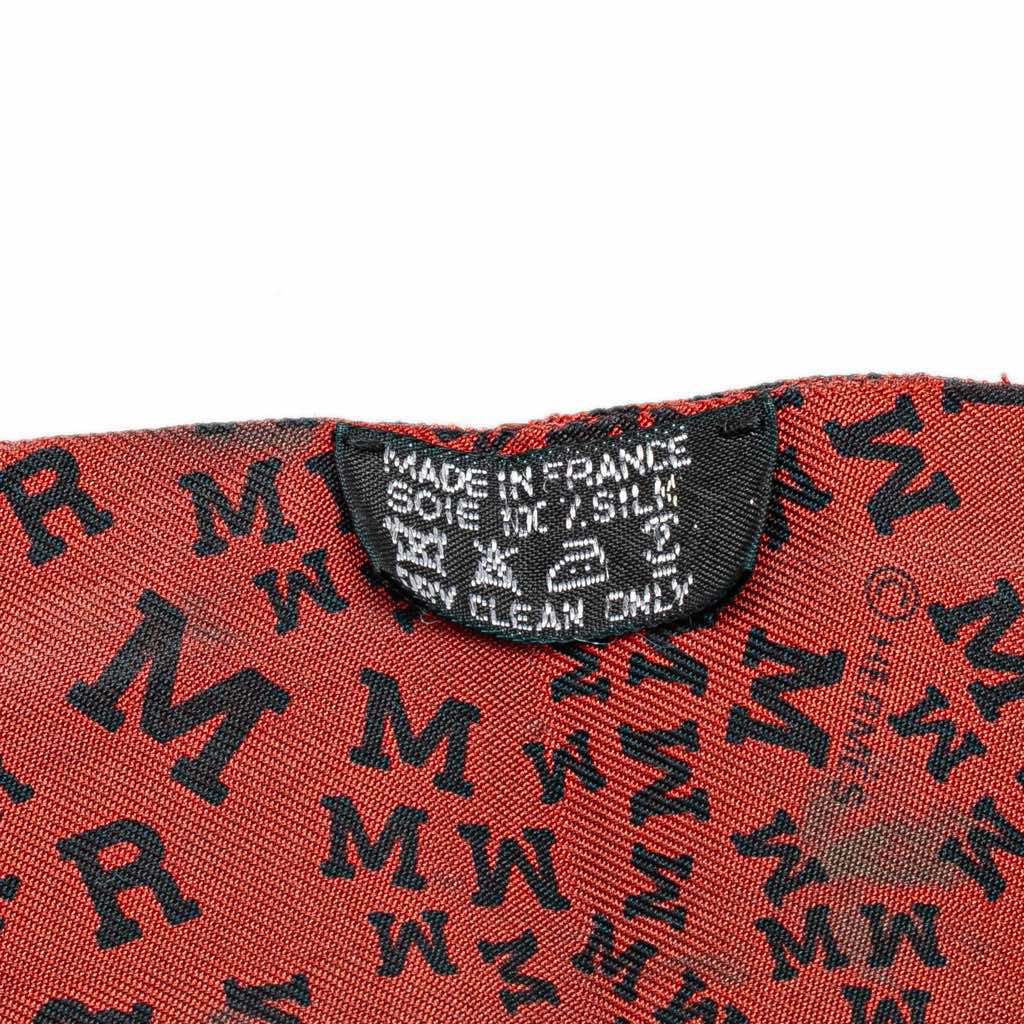Hermès Scattered Letters Silk Twilly Scarf - 2