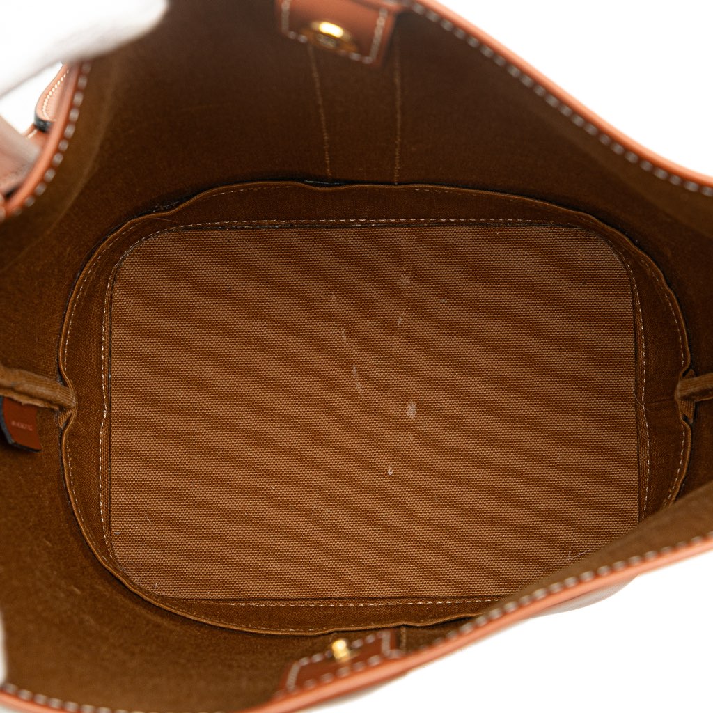 Celine Small Triomphe Coated Canvas Bucket Bag - 4