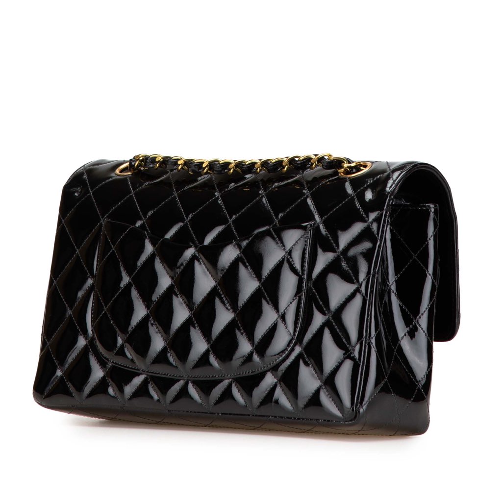 Chanel Medium Classic Patent Double Flap - 2