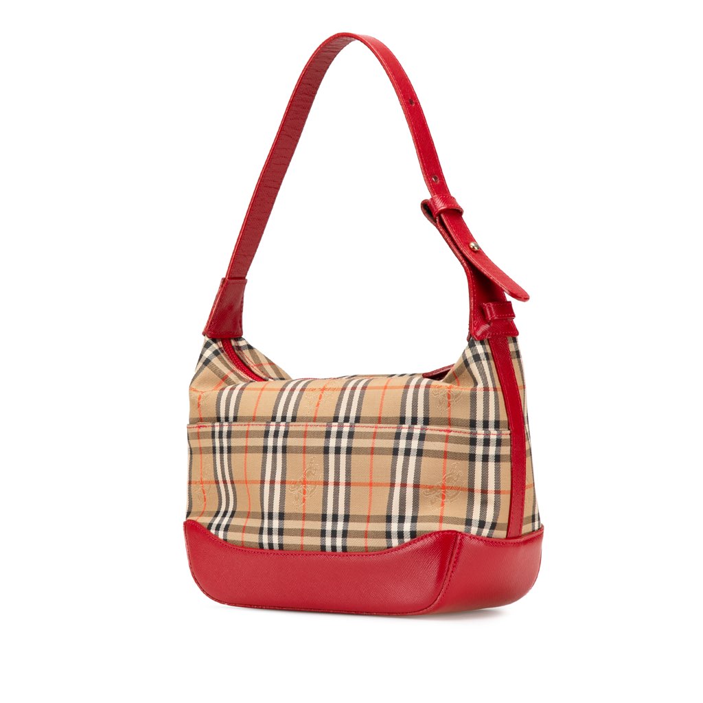 Burberry Haymarket Check Canvas Shoulder Bag - 2