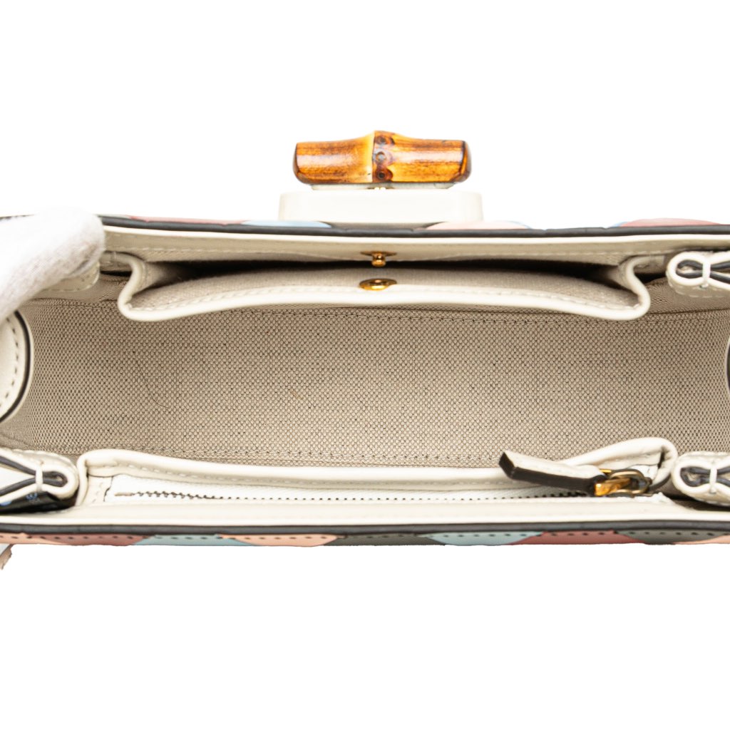 Gucci Calfskin Lovelight Bamboo Top Handle Bag - 4