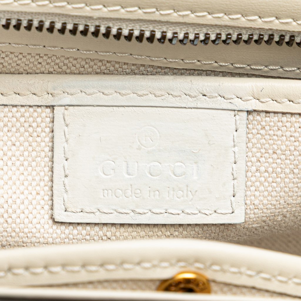 Gucci Calfskin Lovelight Bamboo Top Handle Bag - 5