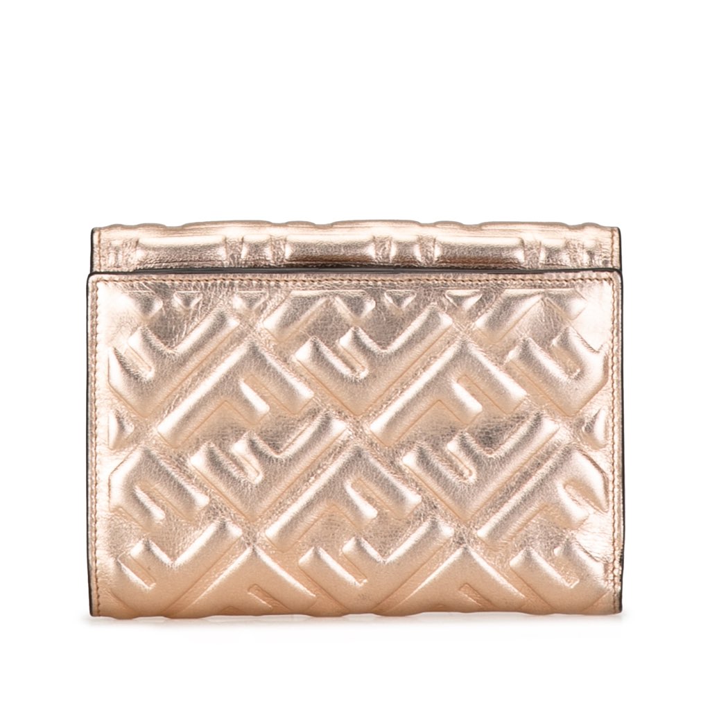 Fendi Zucca Embossed Compact Wallet - 3