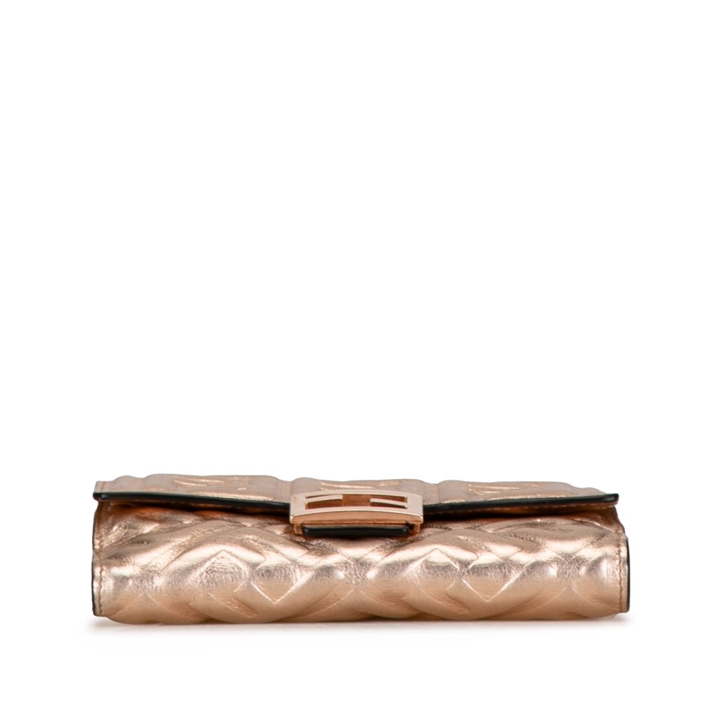 Fendi Zucca Embossed Compact Wallet - 4