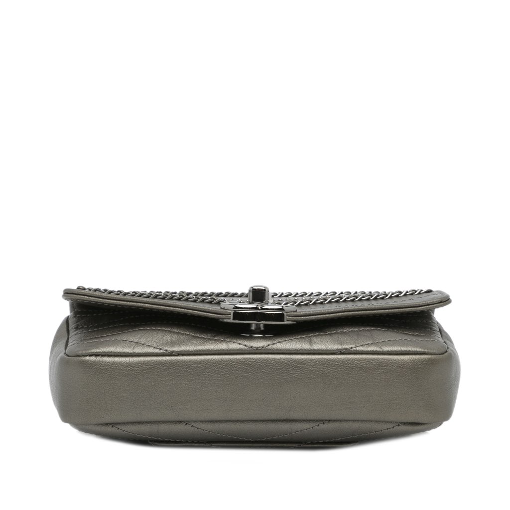 Chanel Small Chevron Data Center Envelope Flap Bag - 5