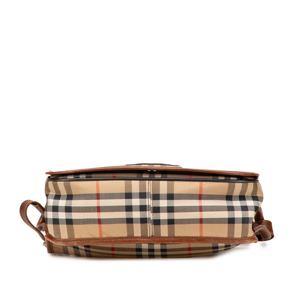Burberry Haymarket Check Canvas Shoulder Bag - 3