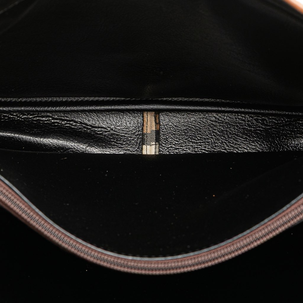 Burberry Haymarket Check Canvas Shoulder Bag - 4