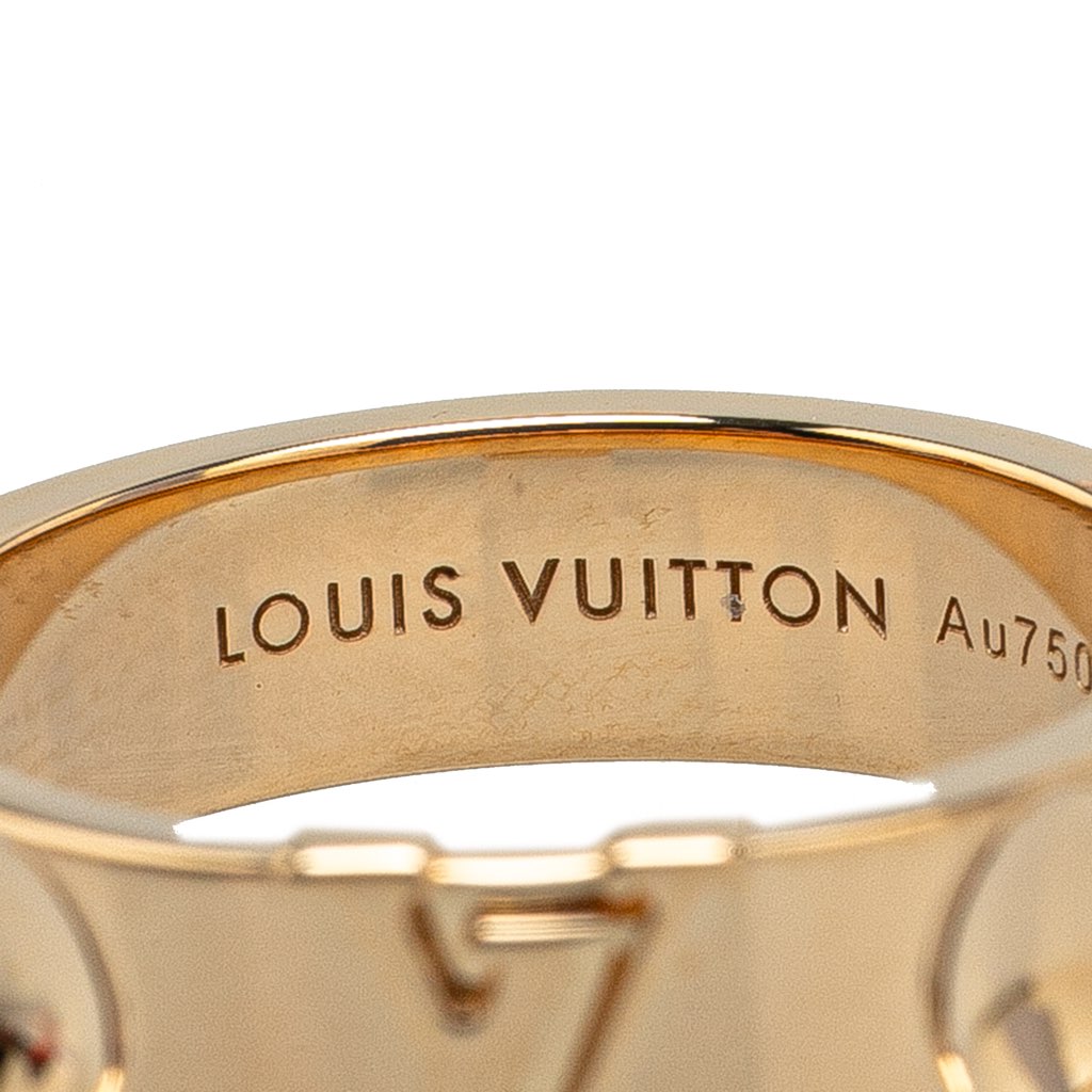 Louis Vuitton 18K Yellow Gold Empreinte Ring - 4