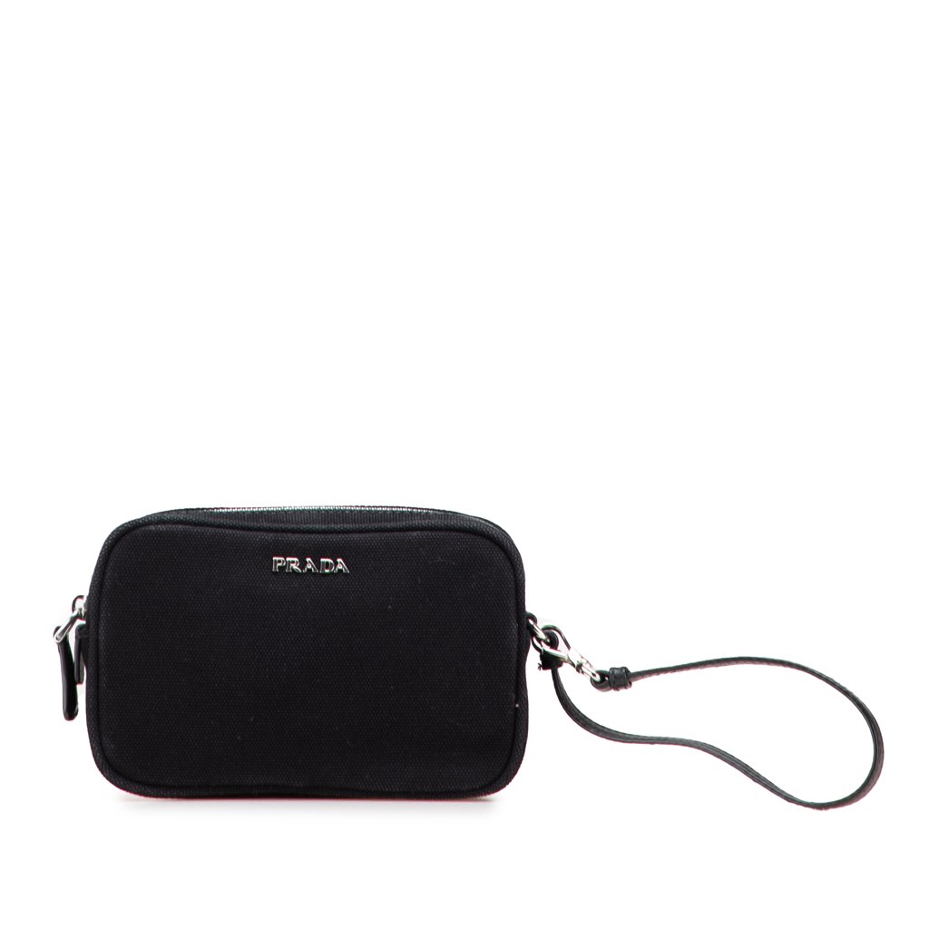 Prada Canvas Canapa Pouch