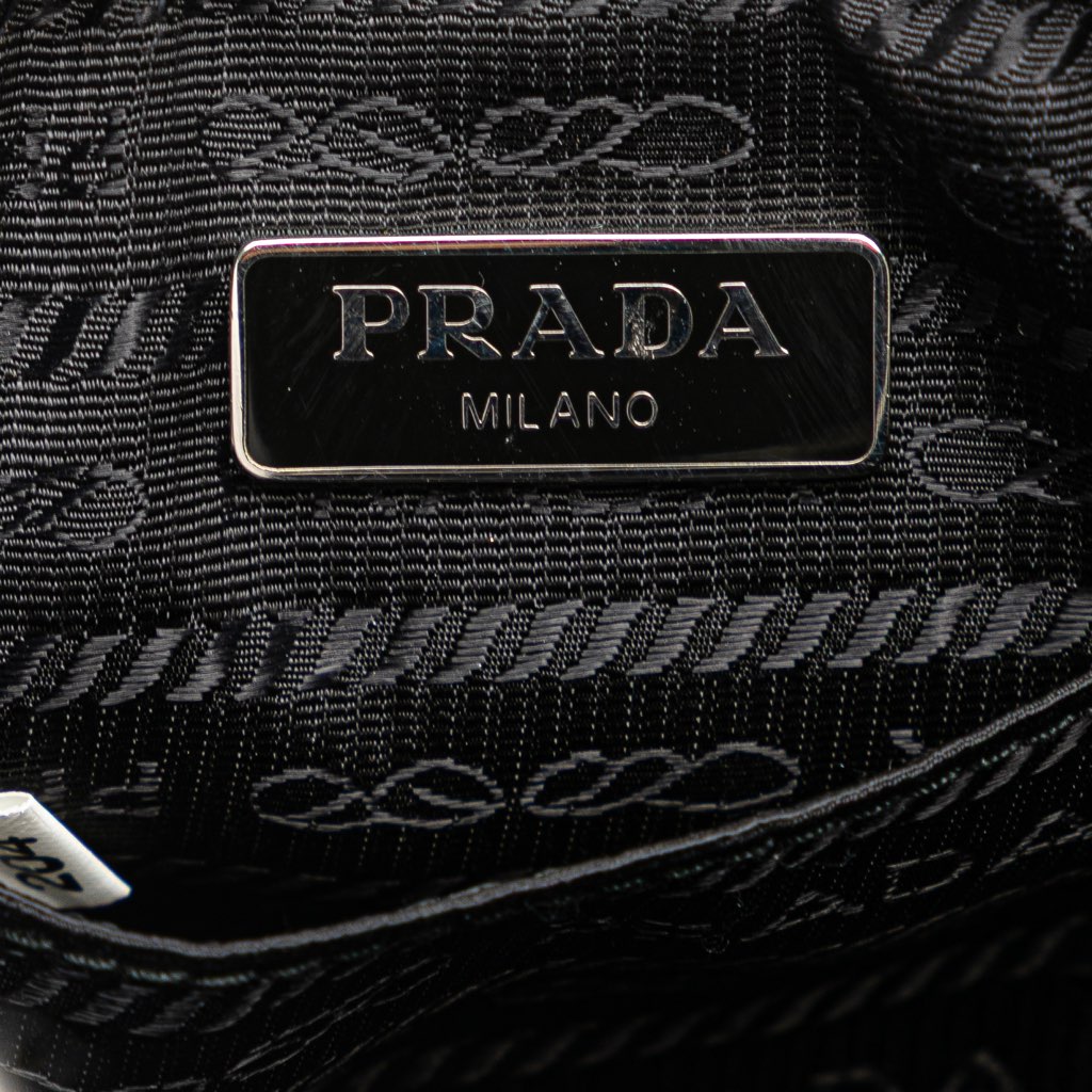 Prada Canvas Canapa Pouch - Side view