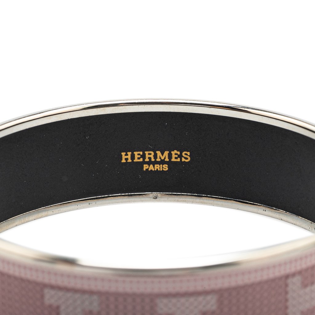 Hermès Wide H Dot Enamel Bangle 65 - 4