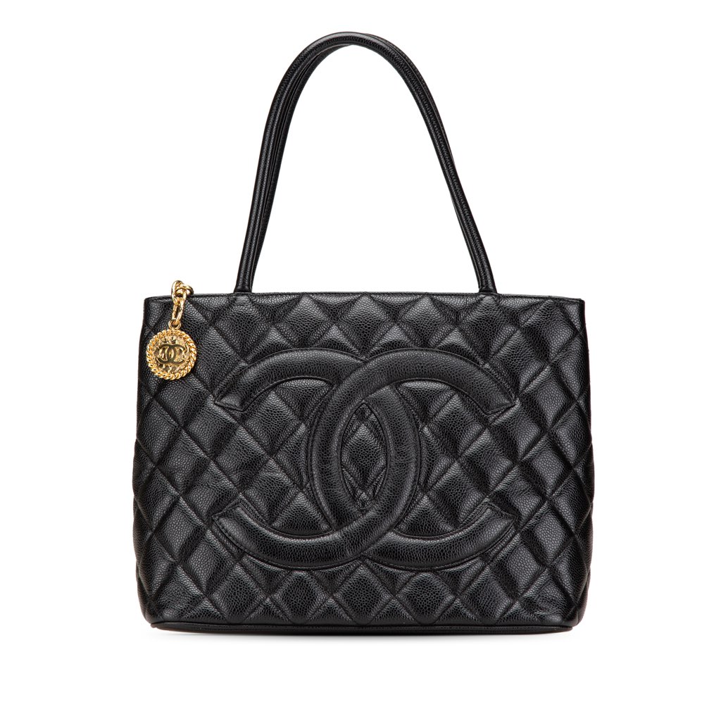 Chanel Caviar Medallion Tote