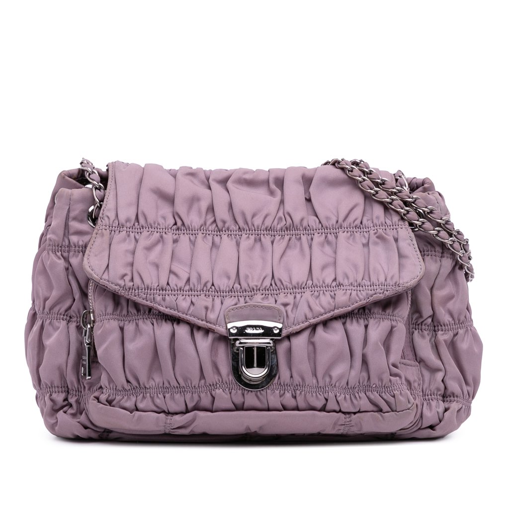 Prada Tessuto Gaufre Shoulder Bag