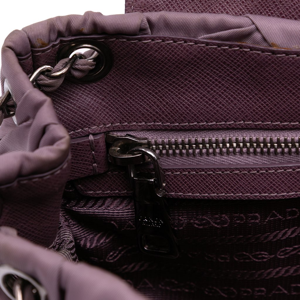 Prada Tessuto Gaufre Shoulder Bag - Image 12