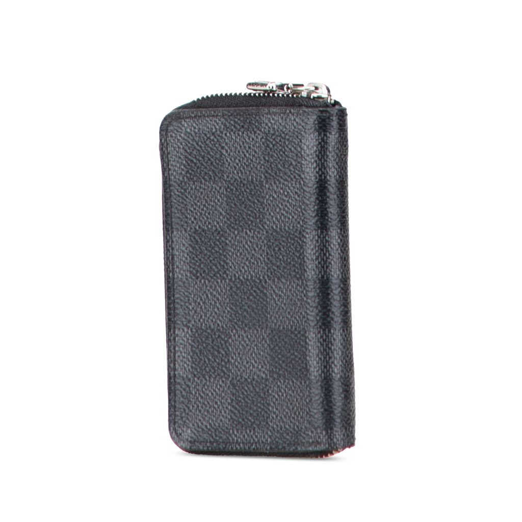 Louis Vuitton Damier Graphite Vertical Zippy Coin Purse - Back view