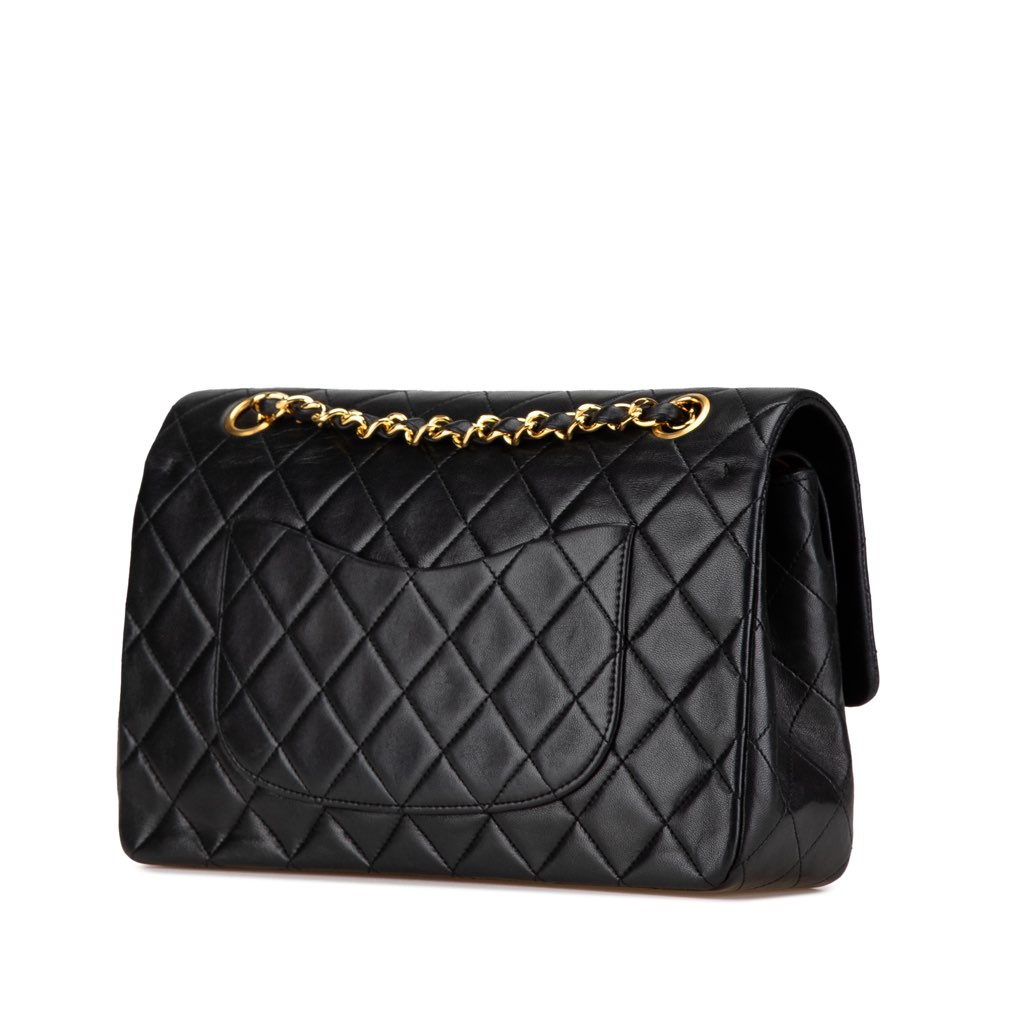 Chanel Medium Classic Lambskin Double Flap - 2