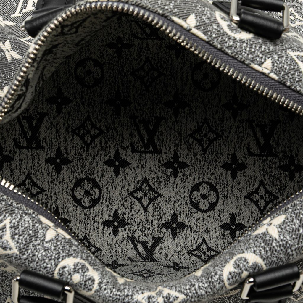Louis Vuitton Monogram Jacquard Denim Speedy Bandouliere 25 - 4