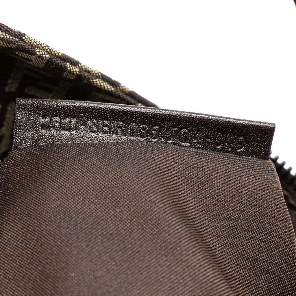 Fendi Zucchino Canvas Shoulder Bag - Detail 2