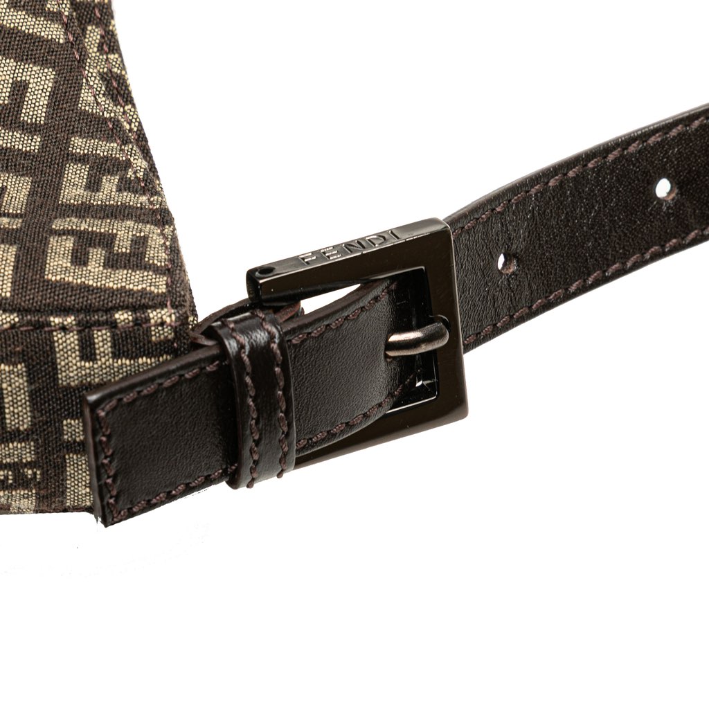 Fendi Zucchino Canvas Shoulder Bag - Image 12