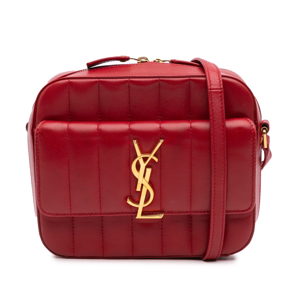 Saint Laurent Toy Lambskin Vicky Crossbody
